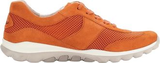 Gabor Sneaker Low - Dames - Outdoorschoenen - Oranje - 36 EU - Leer - Fitness