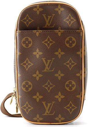 Louis Vuitton Brown Monogram Sling Bag (Pre-Owned)