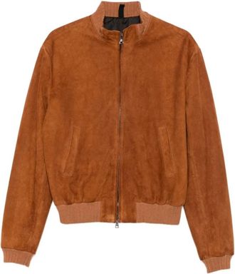 Tagliatore Chi 26-01 Bansky Orang - Heren - Leren en Su&egrave;de Jassen - Bruin - M - Leer - Jassen