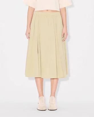 Kenzo Technical Cotton Boke Flower 2.0 Midi Skirt, Size Large