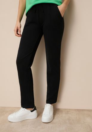 Flashlights Sweathose FLASHLIGHTS, Damen, Gr. 32/34, N-Gr, schwarz, Sweatware, Obermaterial: 95% Baumwolle, 5% Elasthan, unifarben, Basic, l&auml;ssig geschnitten lang