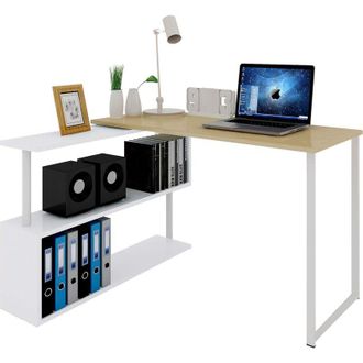 Woltu Scrivania per Computer Tavolo tazione di Lavoro Studio Ufficio Legno