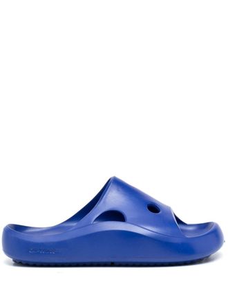 Off-white Meteor uitgesneden slippers - Blauw
