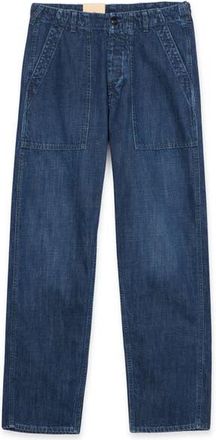 Fortela Relaxed Fit Denim Pants in Dark Blue at Nordstrom, Size 38 X 31 Eu
