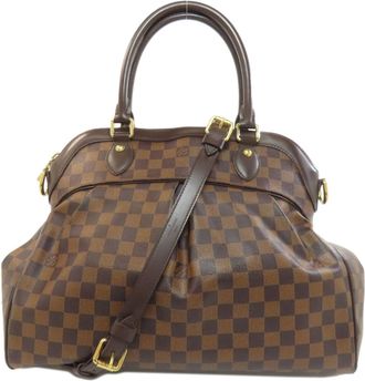Louis Vuitton Damier Canvas Ebene Damier Canvas Tote Bag (Pre-Owned)