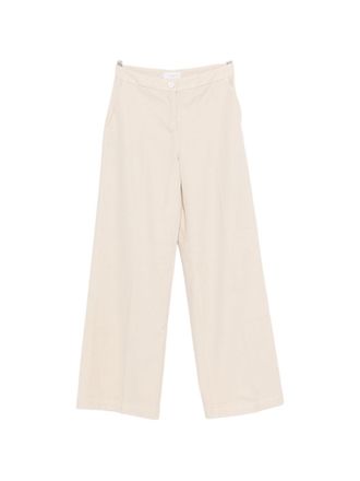 Via Masini 80 Cotton Wide Leg Trousers