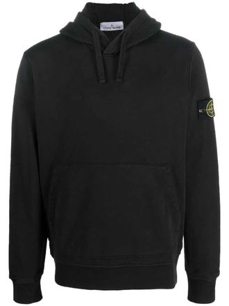 Stone Island katoenfleece hoodie