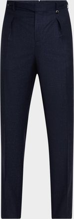 Stefano Ricci Mens Single-Pleated Sport Trousers