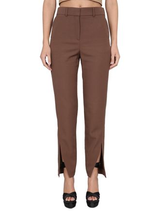 Balmain Wool Trousers - Brown