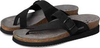 Mephisto Helen Womens Sandals Black Nubuck : EU 40 (US Womens 10) B - Medium, Suede