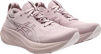 Asics Womens Gel Nimbus Shoes In Watershed Rose White