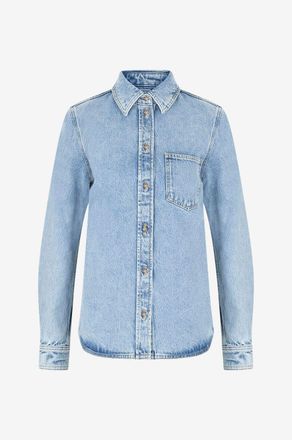 Toteme Jeanshemd Petite Cool blue
