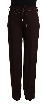 Patrizia Pepe High Waist Straight Formal Womens Pants