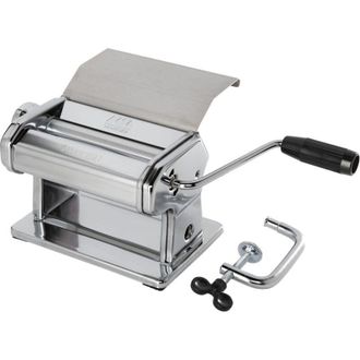 Marcato M&aacute;quina De Pasta Marcato Atlas 150 Slide, M&aacute;quina De Pasta Fresca, Acero Cromado, Compatible Con 11 Tama&ntilde;os Extra