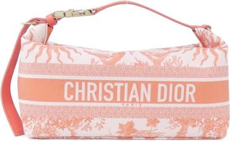 Dior Orange Canvas Pouch (Pre-Owned)