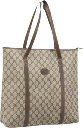 Gucci Pre-owned Tote Bags, female, Beige, Size: ONE SIZE Pre-owned Tote Bag
