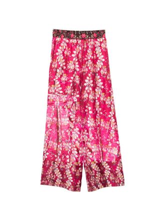 Pierre-Louis Mascia Pierre Louis Mascia Womens Printed Silk Trousers