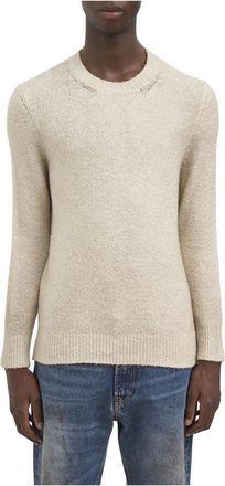Avant Toi Maglia Girocollo in Cotone - - Knitwear - Uomo - Beige - L