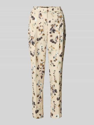 Marc Cain Feminine Fit Hose im Allover-Look in Sand, Gr&ouml;&szlig;e 34