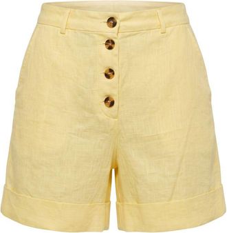Trussardi yellow Flax Women Womens Shorts