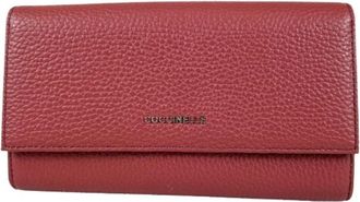 Coccinelle Metallic Soft Wallet - Dames - Portefeuilles - Bruin - ONE Size - Leer - Accessoires