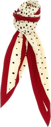 Valentino Garavani Off-White Little Star Starry Pleated Scarves