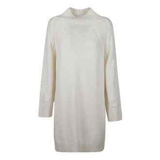 Ermanno Scervino Kleedjes, Dames, Beige, S, Mini Jurk