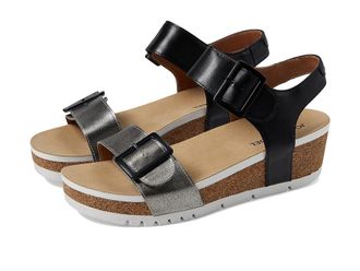 Josef Seibel Quinn 02 Womens Shoes Basalt/Kombi Antikmetallic/Buttero : EU 41 (US Womens 10-10.5) M, Leather