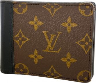 Louis Vuitton Black Brown Bill Wallet (Bi-Fold) (Pre-Owned)