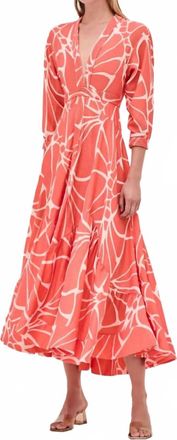 Alexis Womens Bimini Dress In Coral