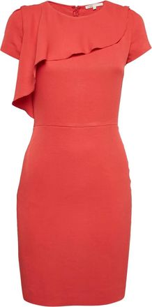 Maje Abito con ruches a maniche corte - Rosso