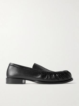 Dries Van Noten Mocassini In Pelle - Nero