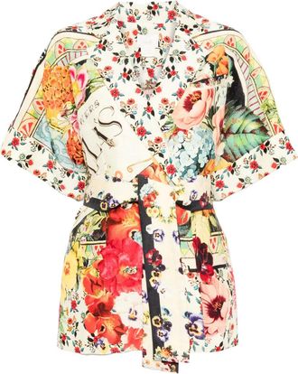 Camilla Giacca doppiopetto Aromatic Amor - Giallo