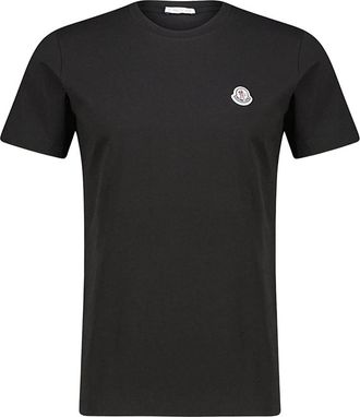 Moncler T-shirt - Dames - T-shirts - Zwart - XS - Tops