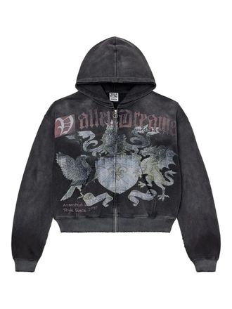 Vale Evo zip-up hoodie - Zwart