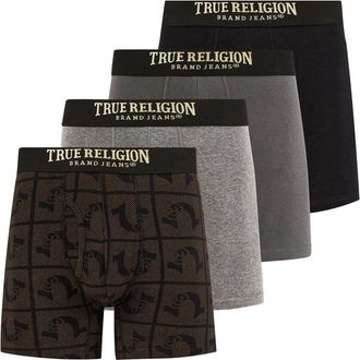 True Religion Mens Boxer Briefs Cotton Stretch Underwear for Men Pack of 4 Camo in Gold at Nordstrom, Size Xx-Large