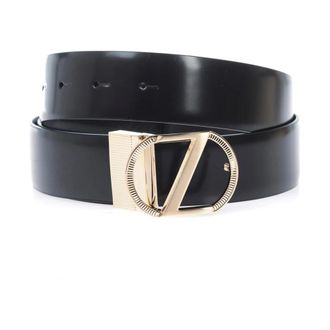Ermenegildo Zegna Riem - Heren - Riemen - Zwart - 95 CM - Leer - Accessoires