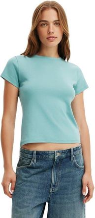 Cotton On Womens 90 S Baby Tee in Crystal Tide at Nordstrom, Size Xx-Small