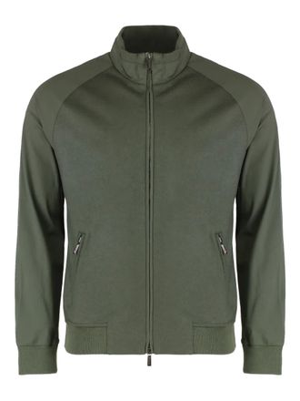 Moorer zip sweater - Green