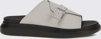 Alexander McQueen McQueen Sandali in pelle di vitello liscia con cinturino regolabile e punta aperta