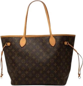 Louis Vuitton Pre-owned Neverfull MM Tote Bag - Dames - Vintage Shopper - Bruin - ONE Size - Leer - Vintage