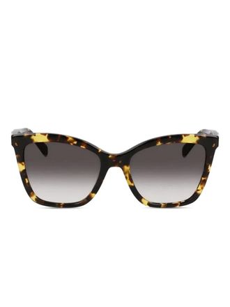 Longchamp Zonnebril met cat-eye montuur - Bruin