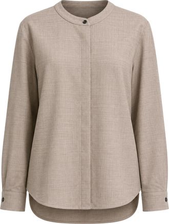 Nine In The Morning Orzo Long-Sleeved Wool Shirt