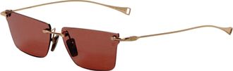 Dita Eyewear Mens 57 mm Gold Sunglasses