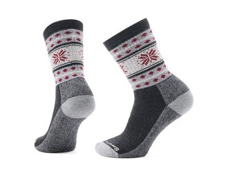 Smartwool Everyday Snowflake Dream Crew Socks Knee High Socks Shoes Charcoal : SM (US Mens Shoe 3-5.5 - Womens Shoe 4-6.5)