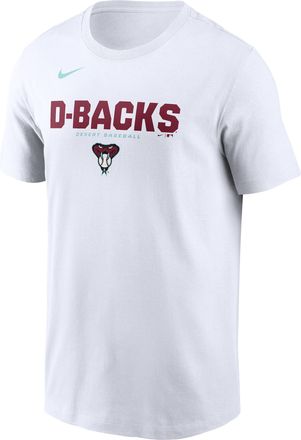 Nike Arizona Diamondbacks Bold Team Name Nike Mens MLB T-Shirt in White | N19910ADQS-D31