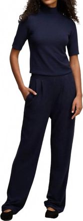 Velvet Eliya Pull On Pants In Navy