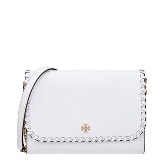Tory Burch Tory Burch Emerson Pochette Damens Leder Wei&szlig;