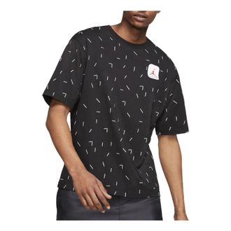 Nike Jordan Air Jordan Legacy AJ5 AOP Short Sleeve T-Shirt Black CW7101-010