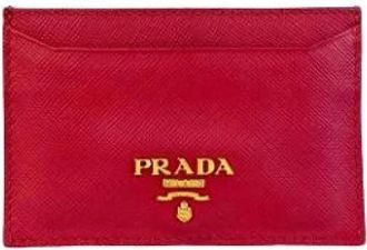 Prada Pre-owned Vintage Kaarthouder - Dames - Vintage Accessoires - Rood - ONE Size - Leer - Vintage